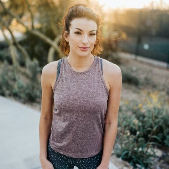 Senita Athletics Window Tank Fossil Size Small - Picture 3 of 7